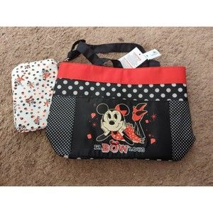 Disney Resort Minnie's Style Studio Tote bag W/ Pouch N FaBowLous